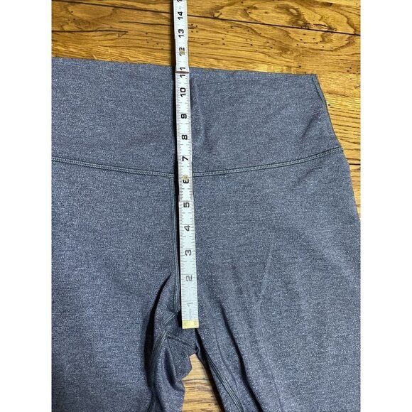 lululemon Wunder Under High Rise Crop 21” Heather Gray Leggings Size 12 - Picture 5 of 9